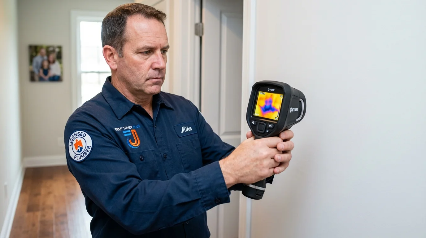 Thermal imaging leak detection by Johns Plumbing LLC in Jackson Heights